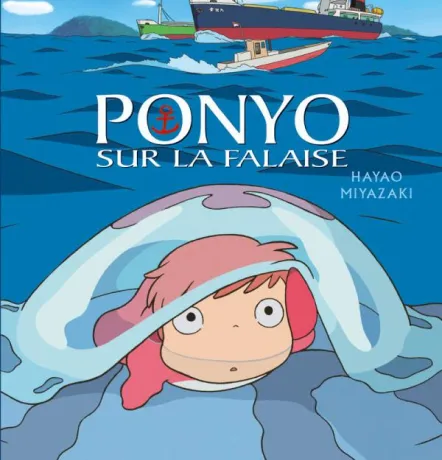 Ponyo on the cliff by the Sea