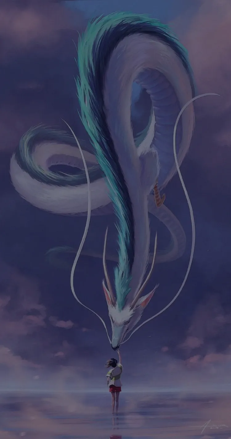 Image of Haku and Chihiro